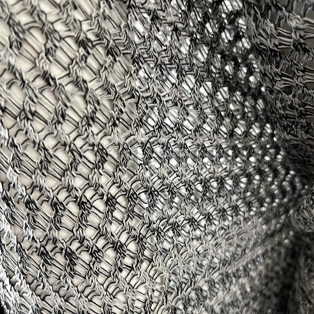 Grey Fish Net Tunic - Picture 3 of 5